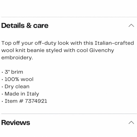 Khaki Green Wool Embroidered Beanie | Givenchy Paris - Picture 3 of 4